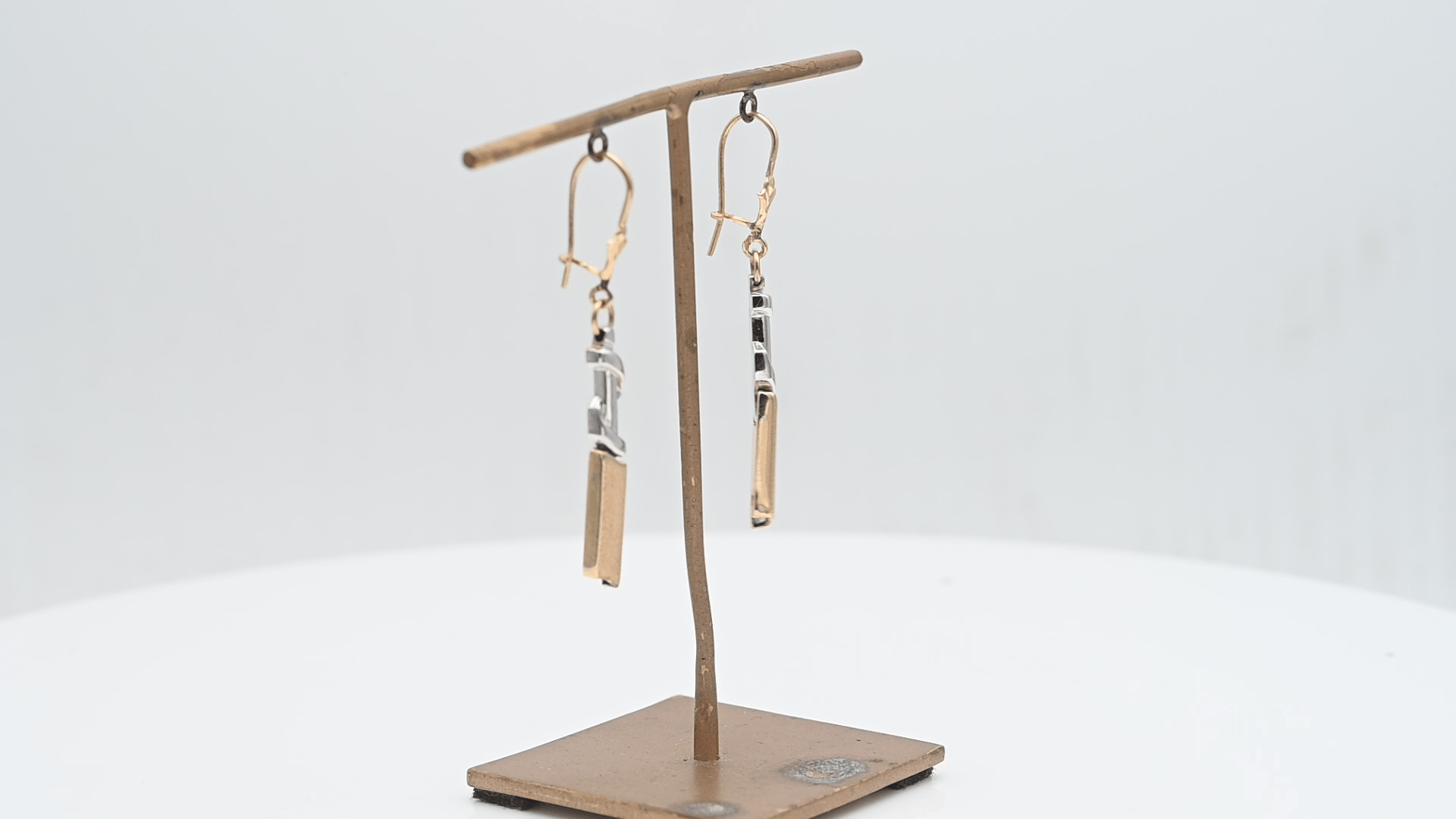 עגילי וינטאג תלויים, זהב 14K - מק"ט 12725