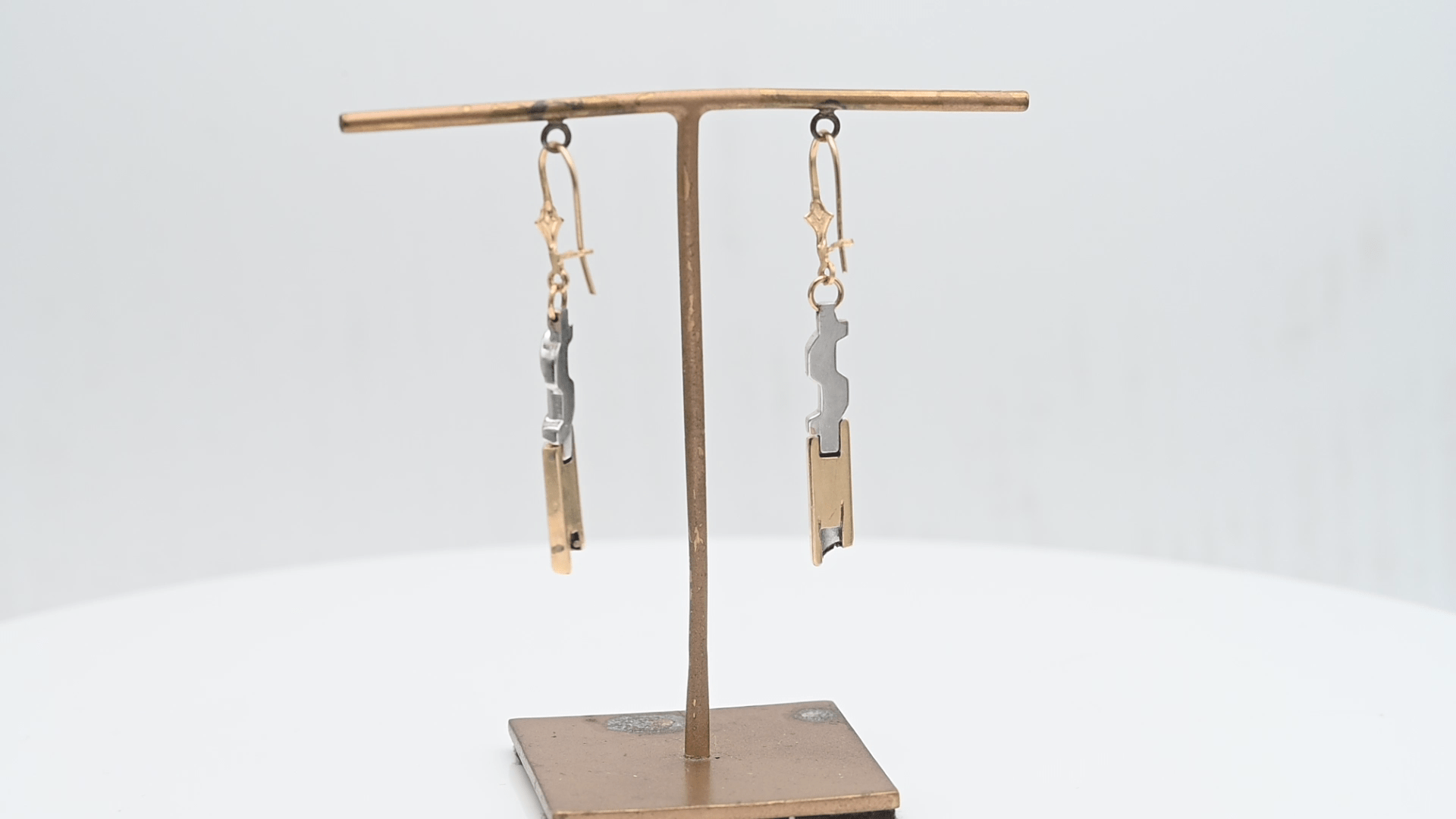 עגילי וינטאג תלויים, זהב 14K - מק"ט 12725