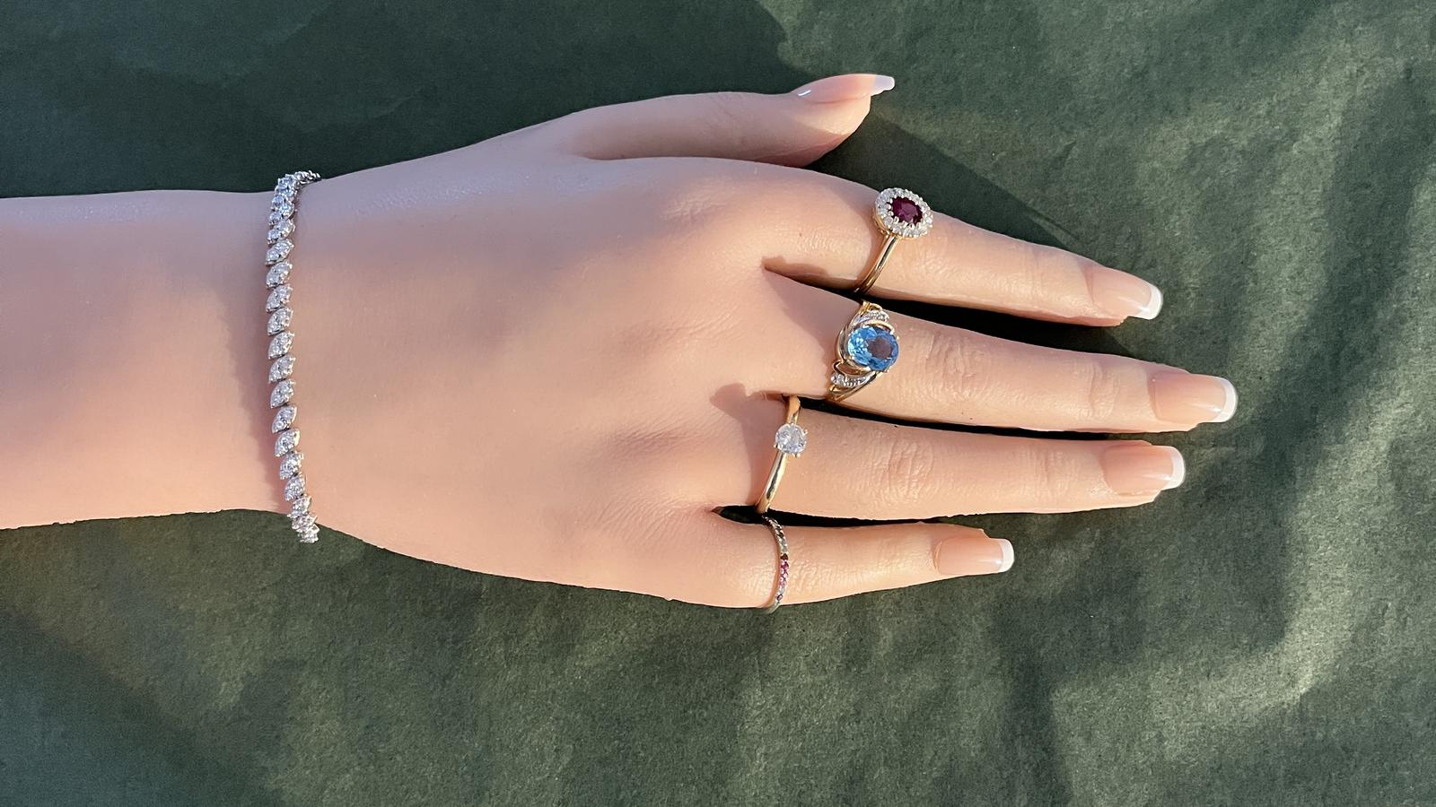 טבעת סוליטר משובצת יהלום בחיתוך OLD CUT - מק"ט 51629, זהב 14K