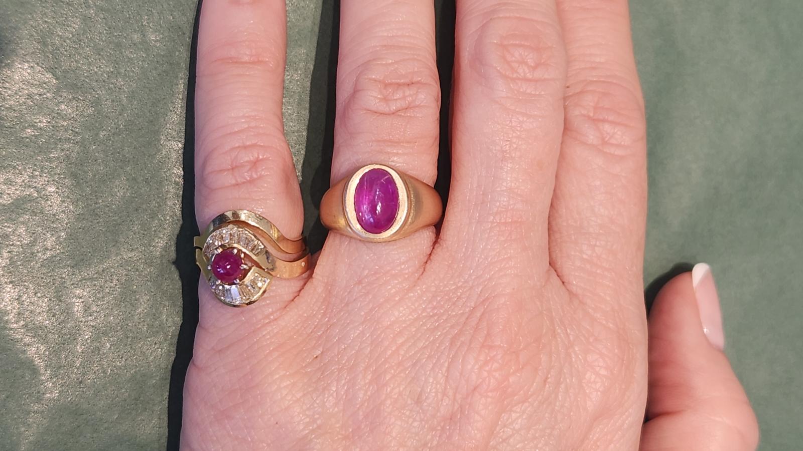 טבעת זהב ויהלומים מספר 9382