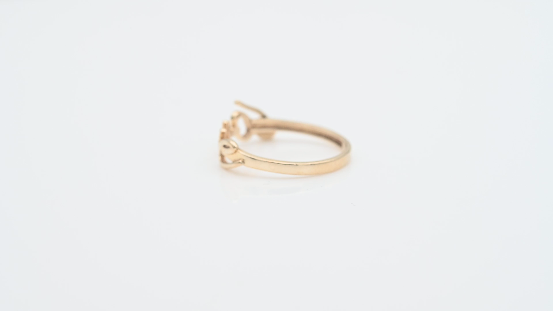 טבעת Love עדינה - מק"ט 51544, זהב 14K