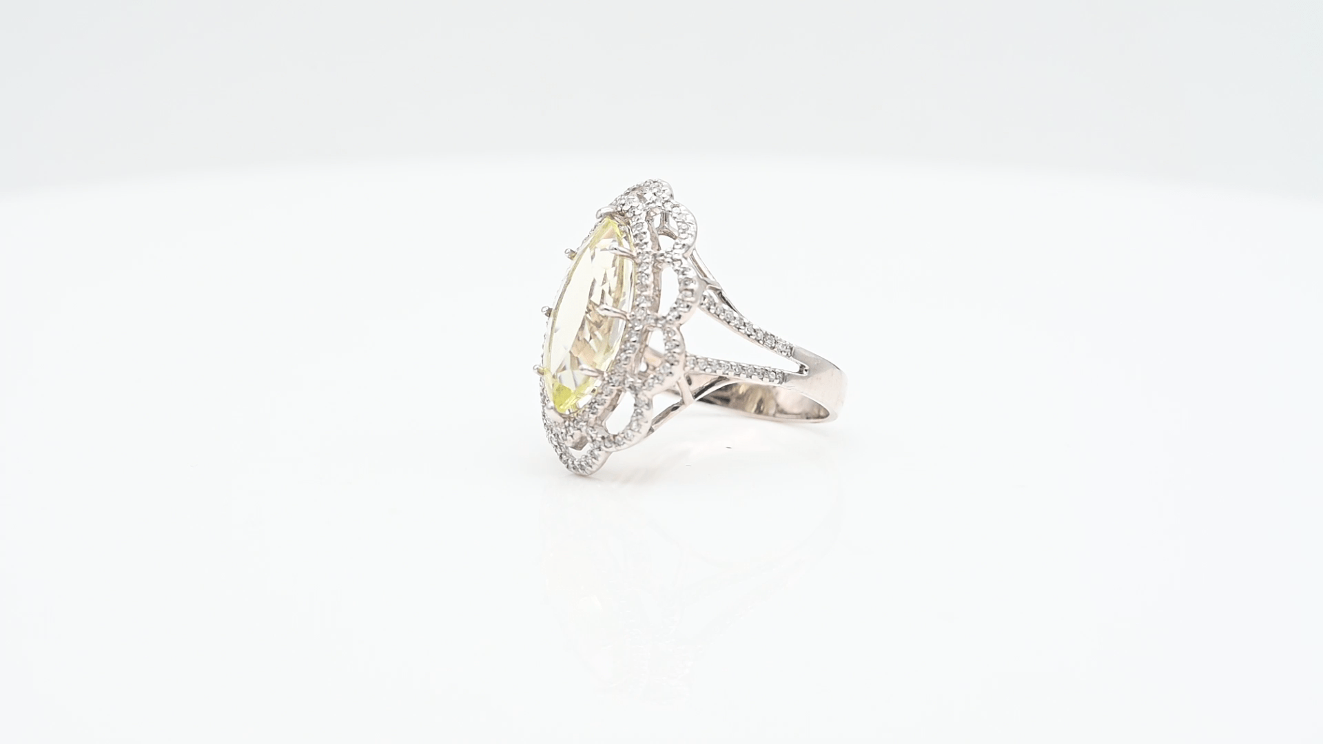 טבעת זהב ויהלומים מספר 7091