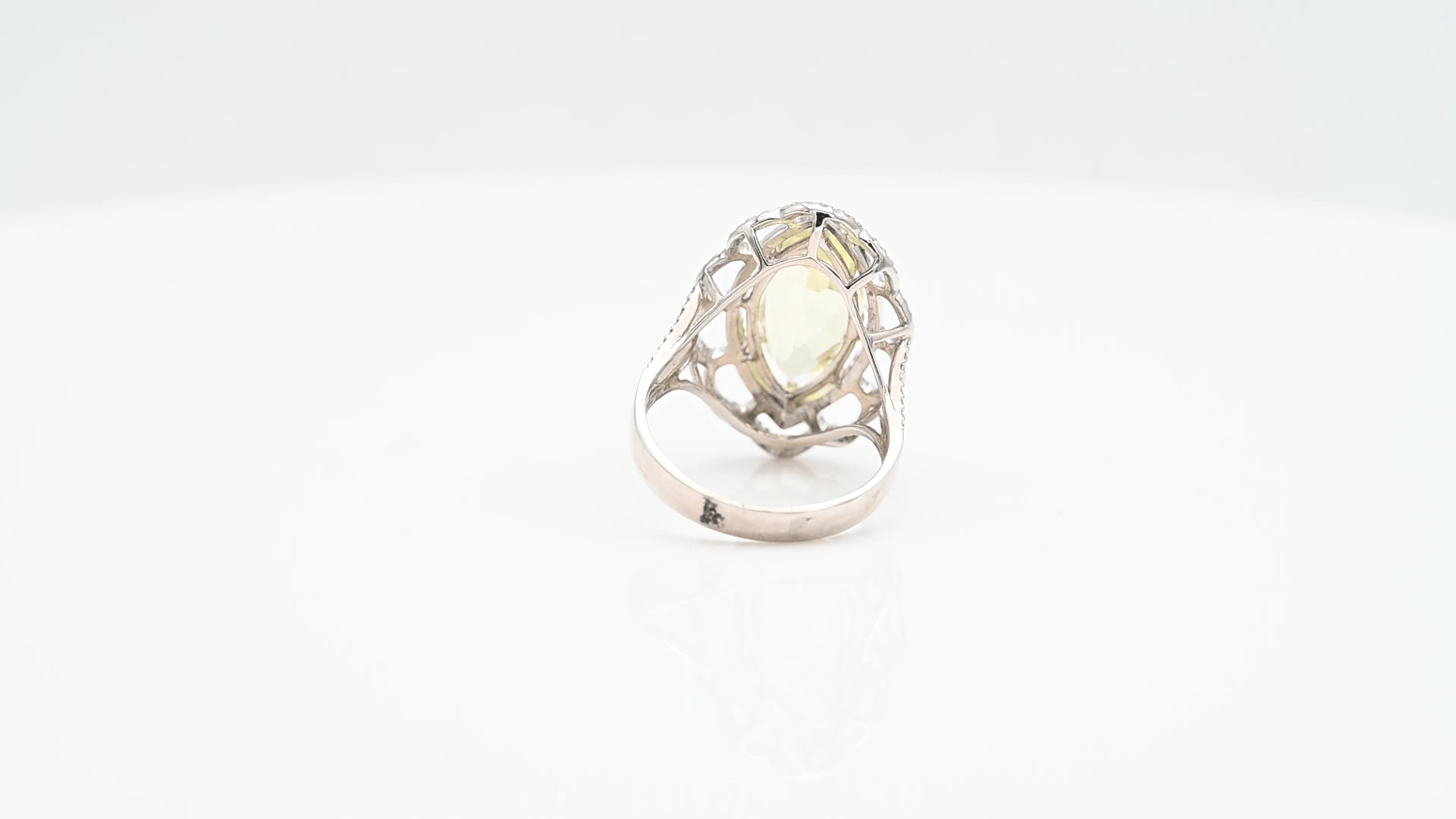 טבעת זהב ויהלומים מספר 7091