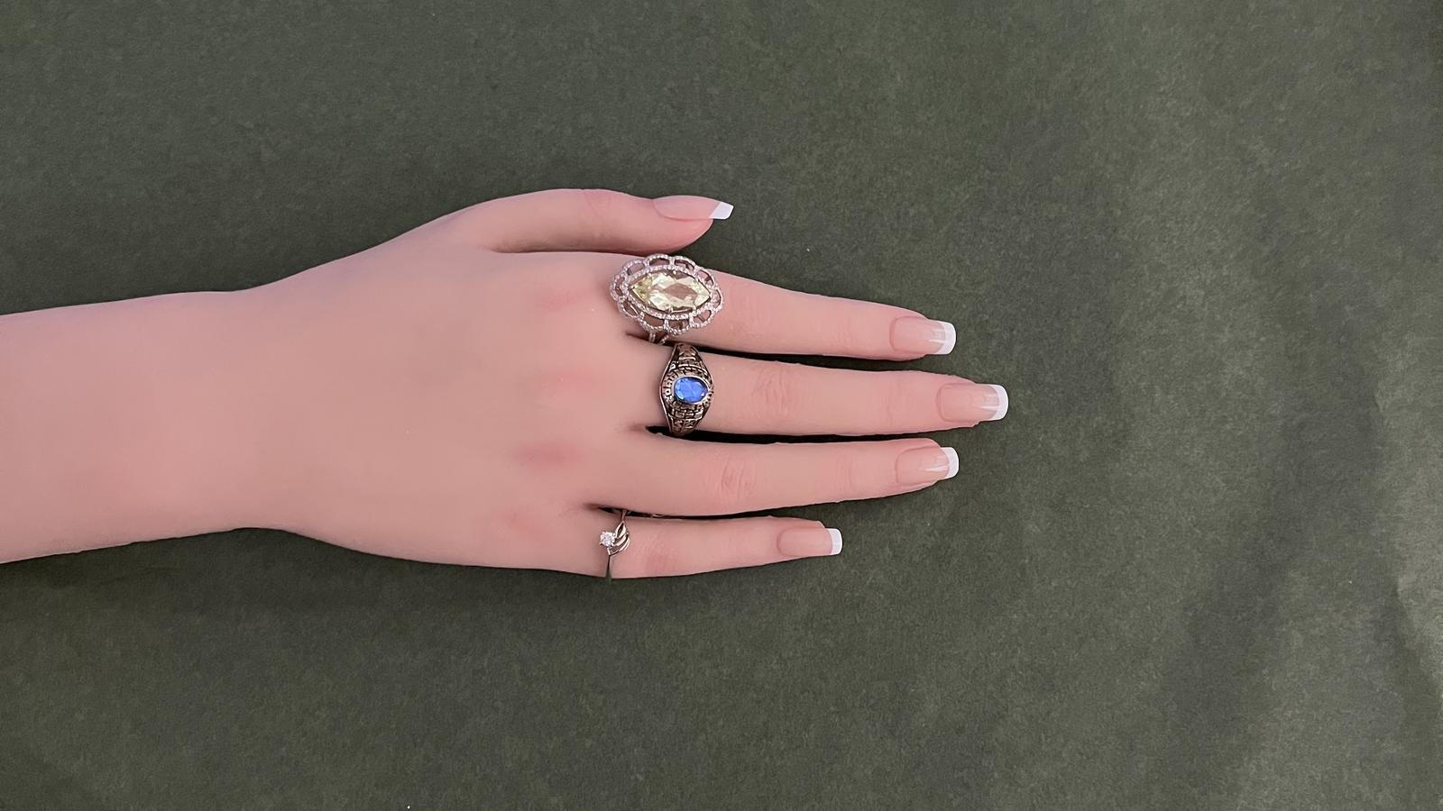 טבעת זהב ויהלומים מספר 7091