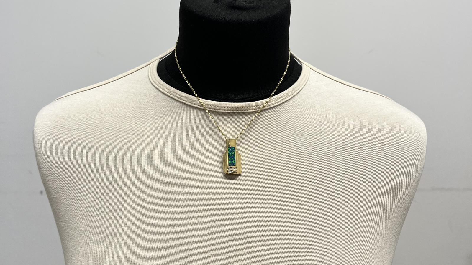 תליון זהב ויהלומים מספר 7731