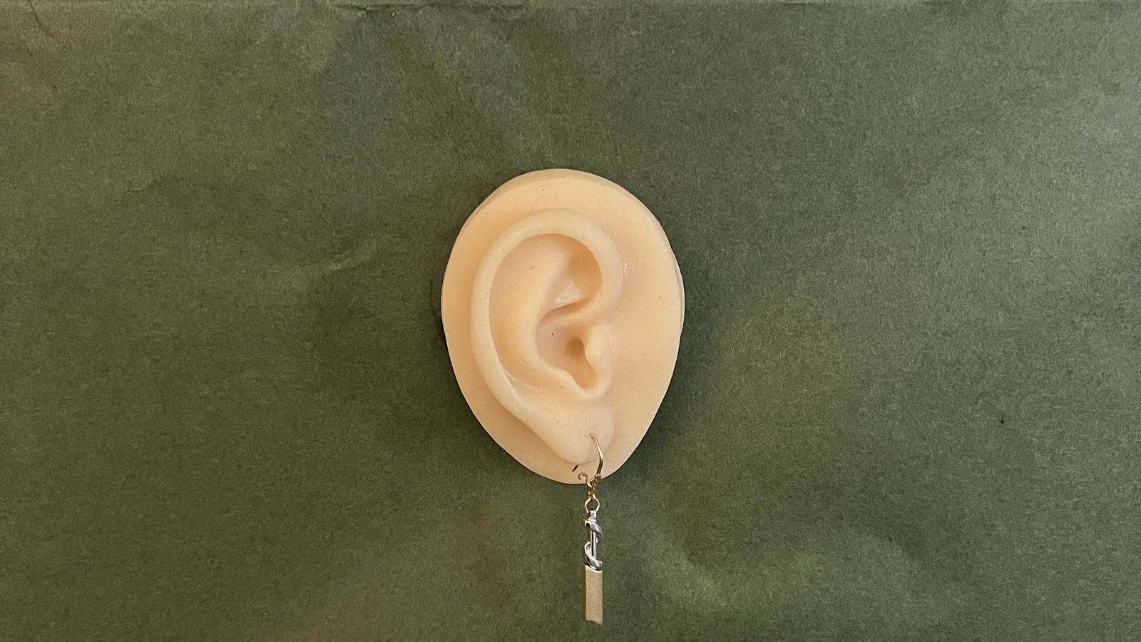 עגילי וינטאג תלויים, זהב 14K - מק"ט 12725