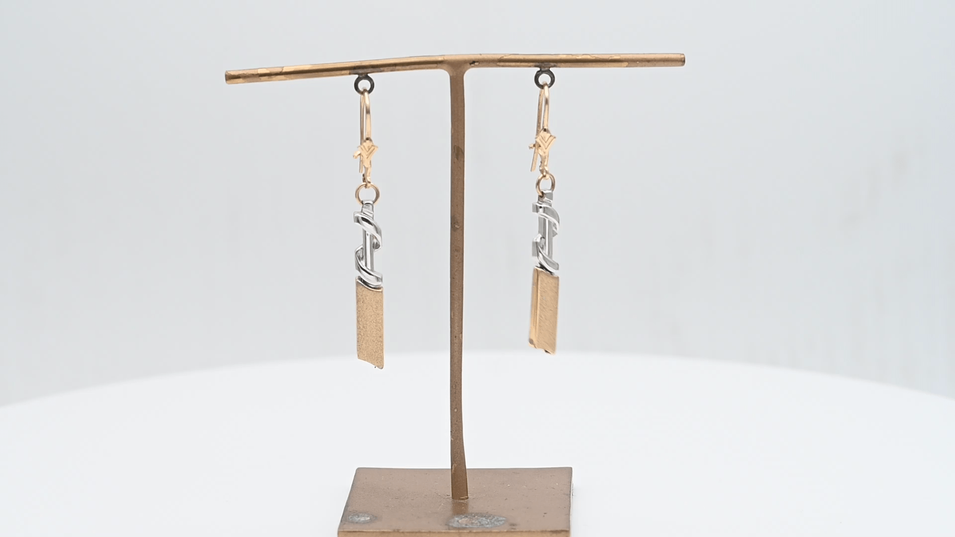 עגילי וינטאג תלויים, זהב 14K - מק"ט 12725