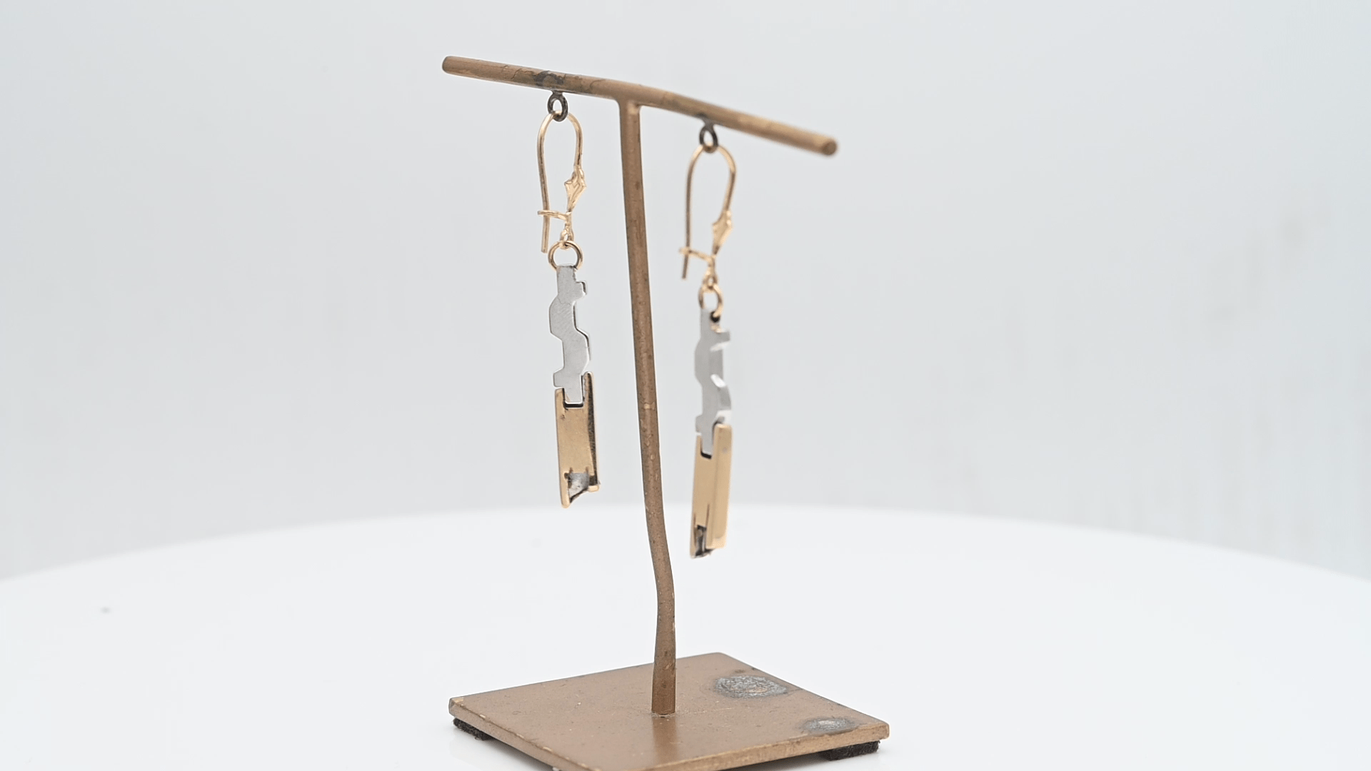 עגילי וינטאג תלויים, זהב 14K - מק"ט 12725