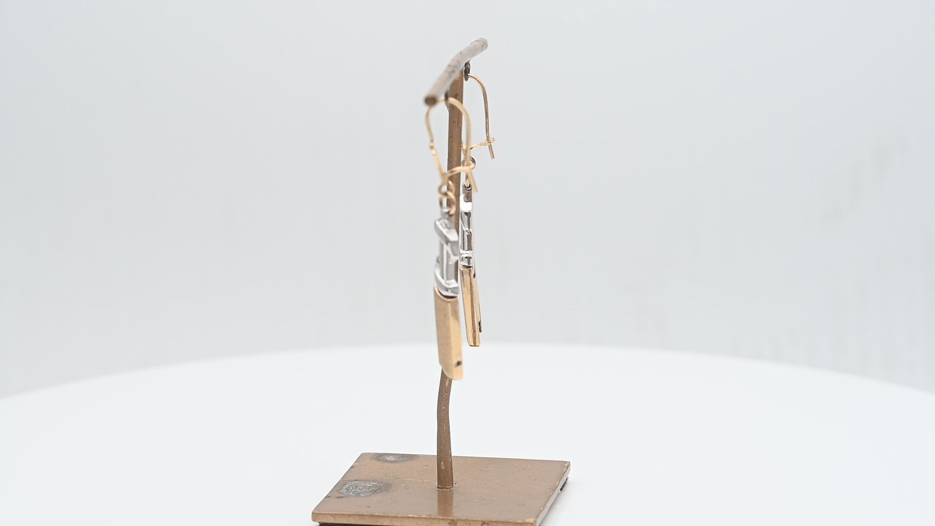 עגילי וינטאג תלויים, זהב 14K - מק"ט 12725