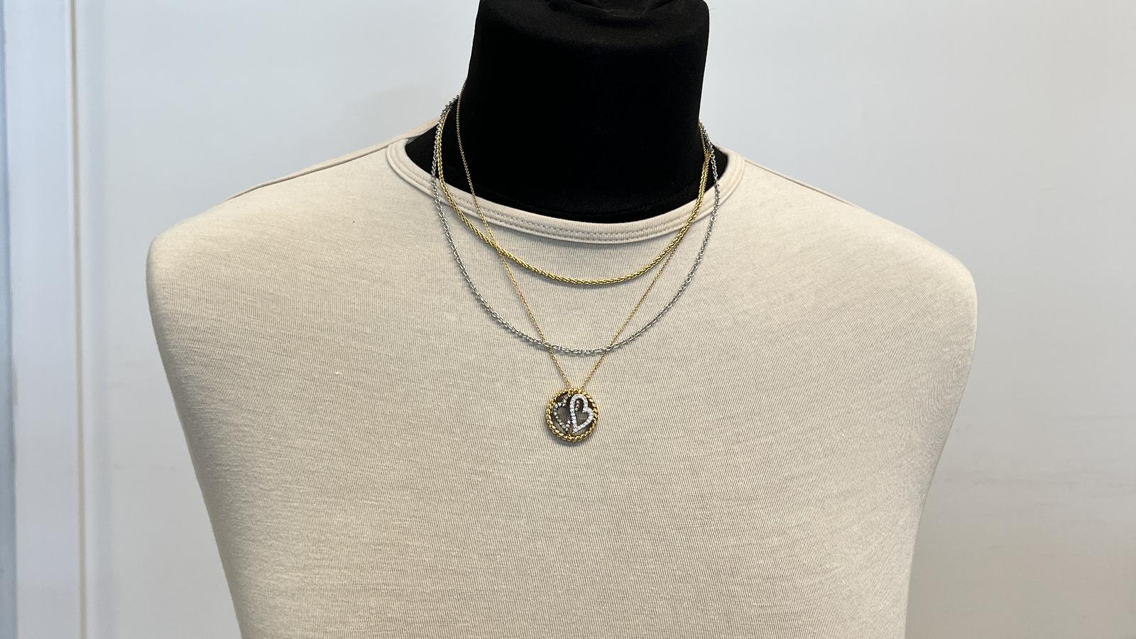 שרשרת חוליות עגולות קלאסיות בעובי 1.25 מ"מ, זהב 18K - מק"ט 13216