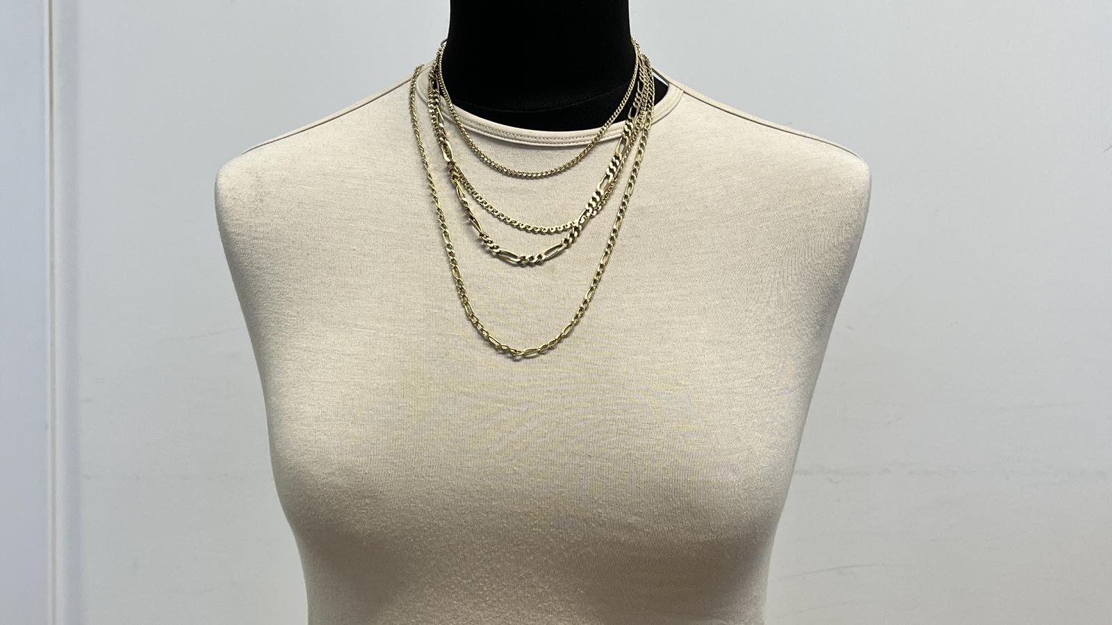 שרשרת גורמט ברוחב 4.7 מ"מ, זהב מלא  - מק"ט 14234, זהב 14K