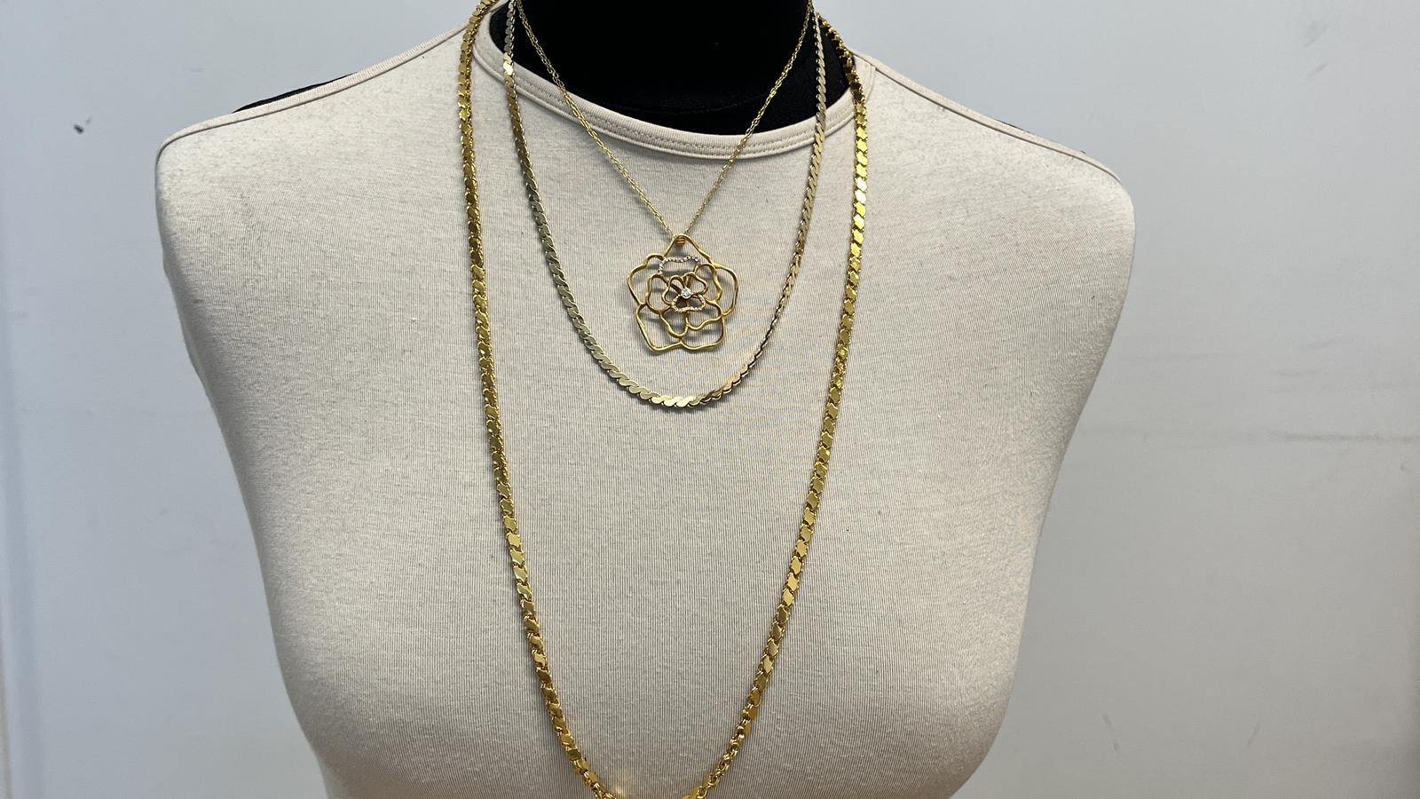 שרשרת חלאבית ארוכה ברוחב 4.35 מ"מ - מק"ט 14622, זהב 21K