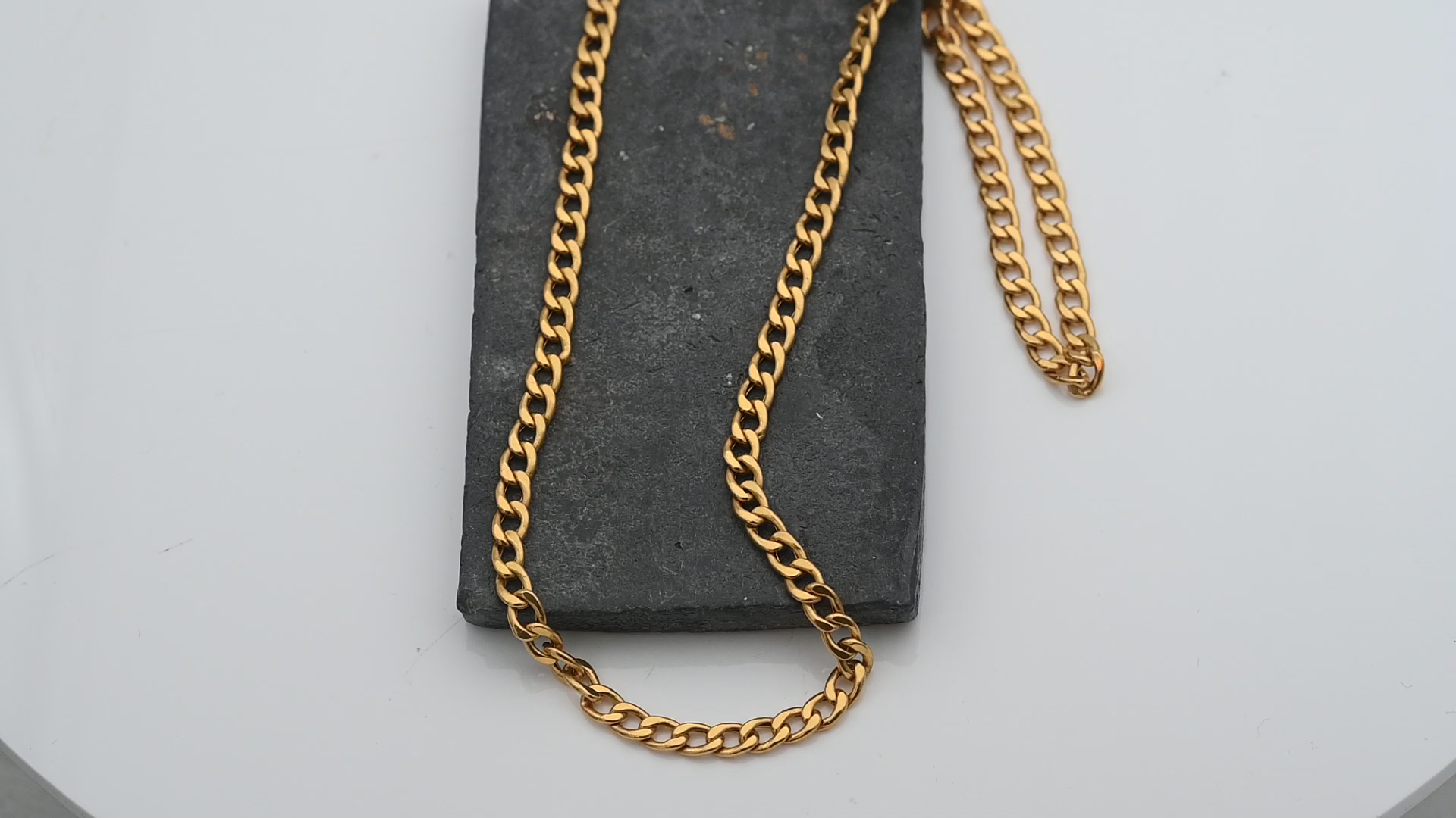 שרשרת וינטג' ברוחב 4.5 מ"מ - מק"ט 14623, זהב 21K