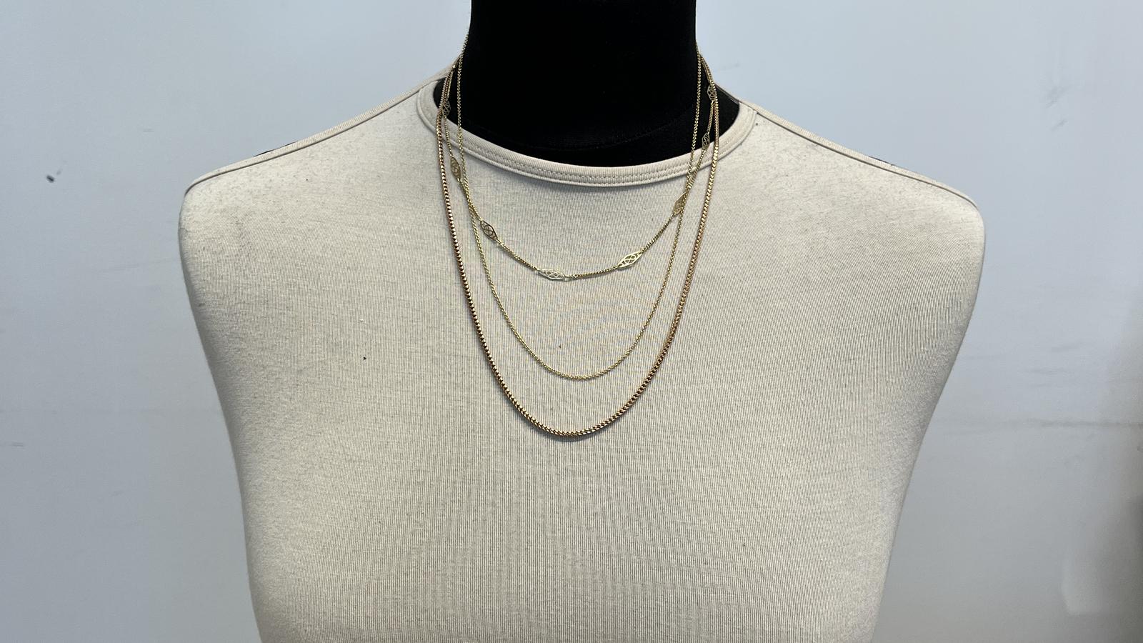 שרשרת חוליות משתלבות איטלקית ברוחב 1.95 מ"מ, עם פגם כיפוף קל ביותר - מק"ט 14734, זהב 14K