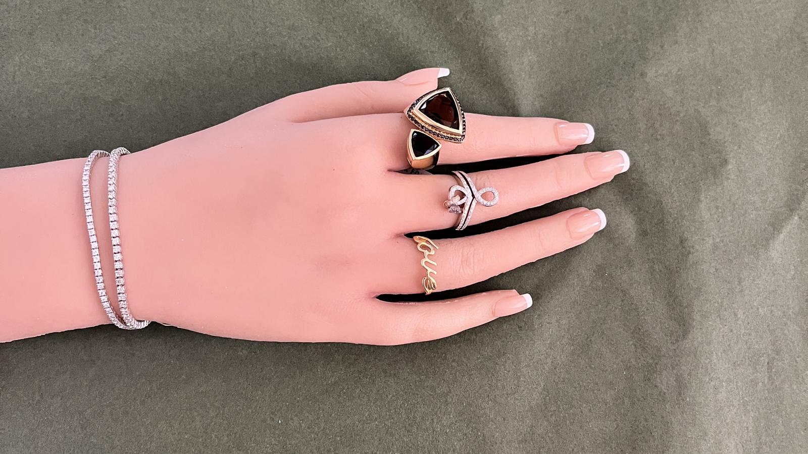 טבעת Love עדינה - מק"ט 51544, זהב 14K