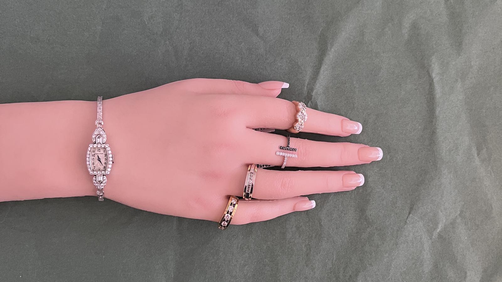 טבעת וינטאג משובצת אבני ספיר ויהלומים, זהב 18K - מק"ט 60175