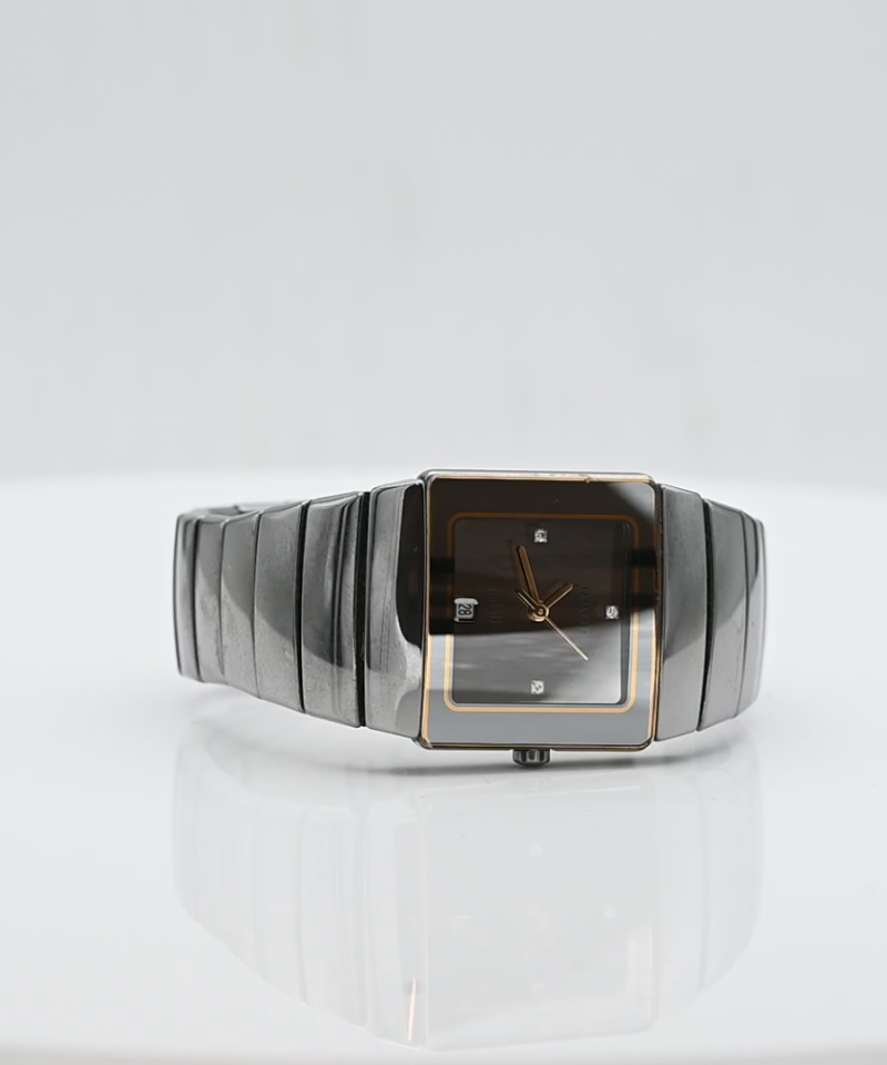 שעון RADO DIASTAR JUBILE כולל תאריך משובץ 3 יהלומים - מק"ט 50535