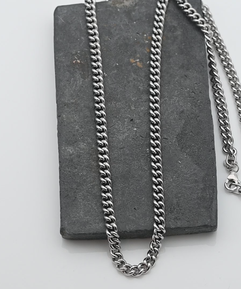 שרשרת חוליות חלולות ברוחב 4.2 מ"מ - מק"ט 15477, זהב 14K