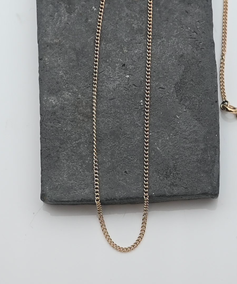 שרשרת עדינה בעובי 1.5 מ"מ - מק"ט 15564, זהב 9K