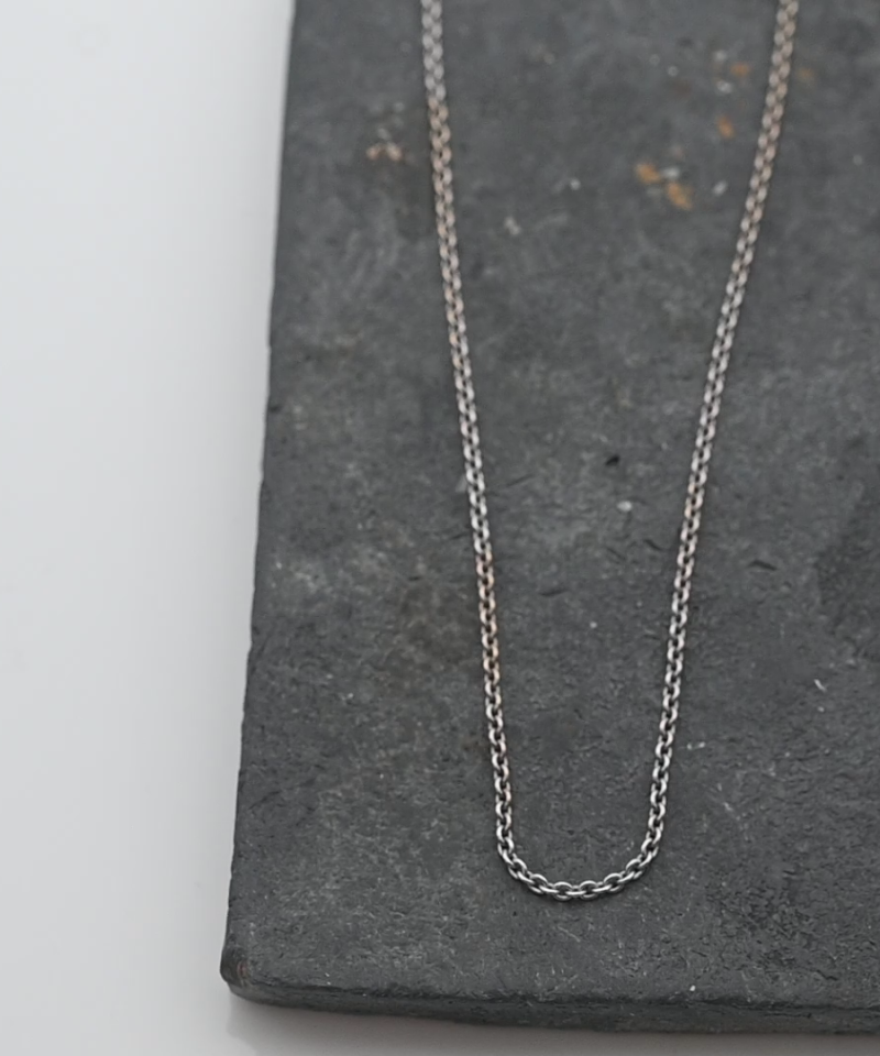 שרשרת איטלקית עדינה בעובי 1 מ"מ - מק"ט 15901, זהב 18K